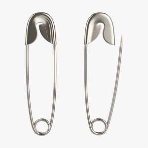 Safety pins locked and open