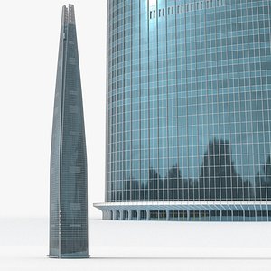 3D model Modern Super Tall Office Tower