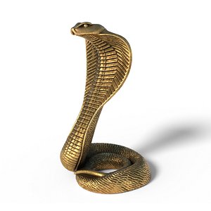 Egyptian snake statue model