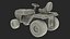 Mini tractor equipado para Cinema 4D