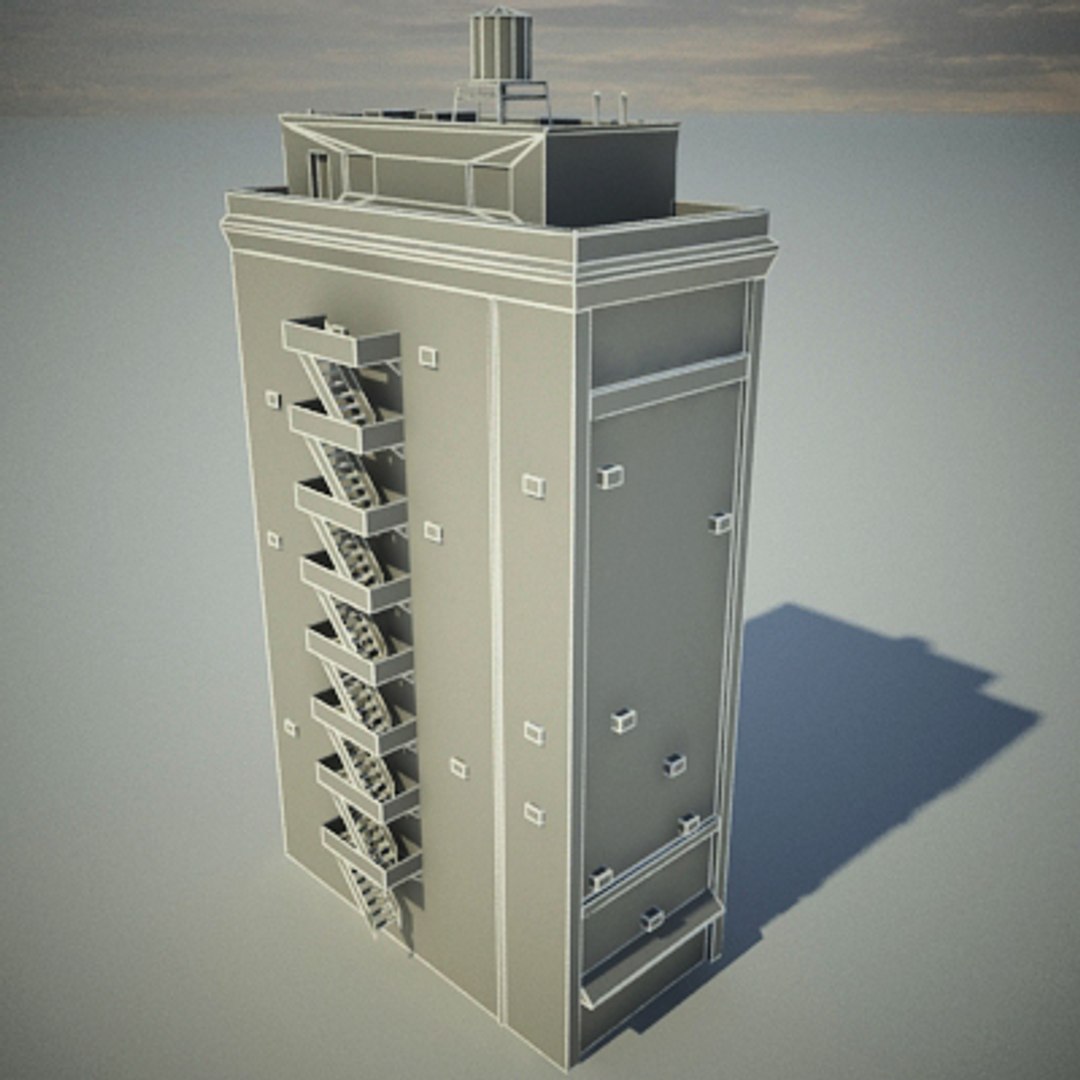 studios building pack 3d model