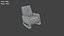 Pacote de cadeiras Low Poly