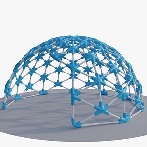 3D Pipes Dome Playground Climber 02