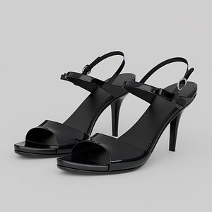 3D model Balenciaga Avenue Bow Sandal