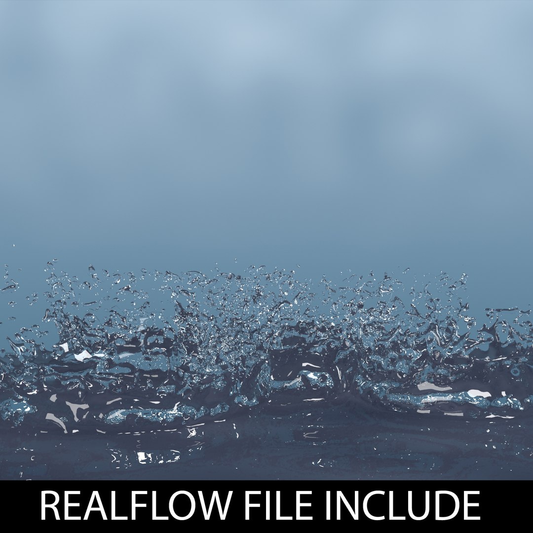 Droplet Realflow Flow 3d Model