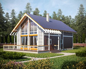 modern house 3D