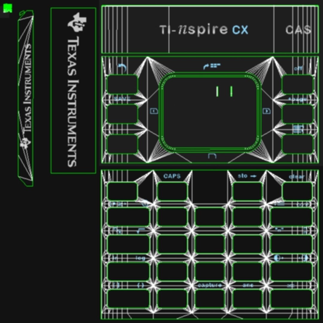 3d texas instruments graphing calculator model