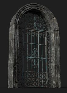 old forged gate model
