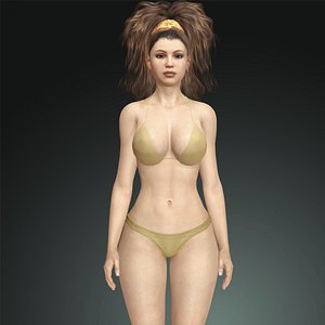 3D Realistic Girl Kim model