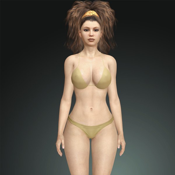 3D Realistic Girl Kim model