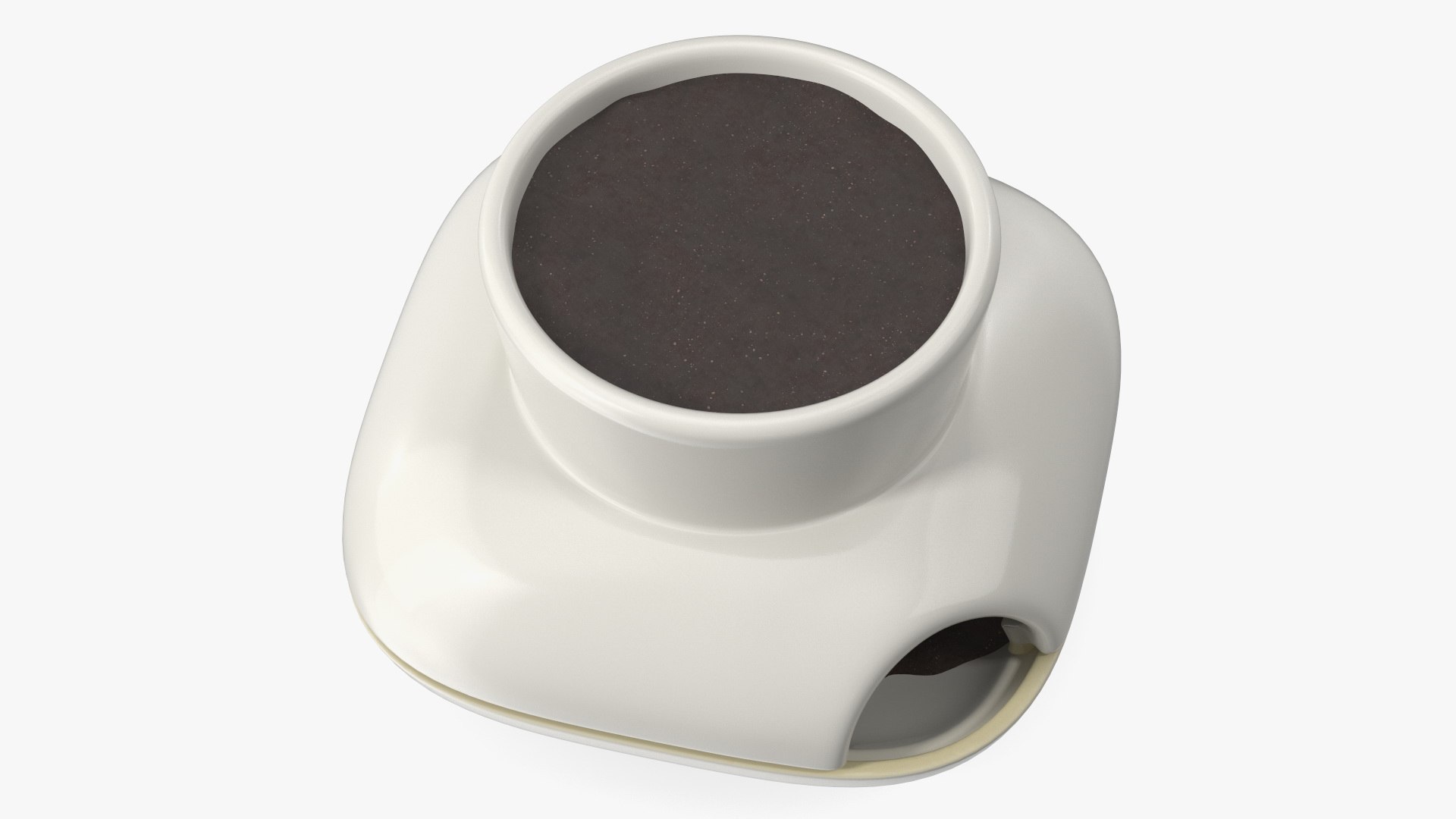 Sagaform Single Herb Pot White 3D model preview
