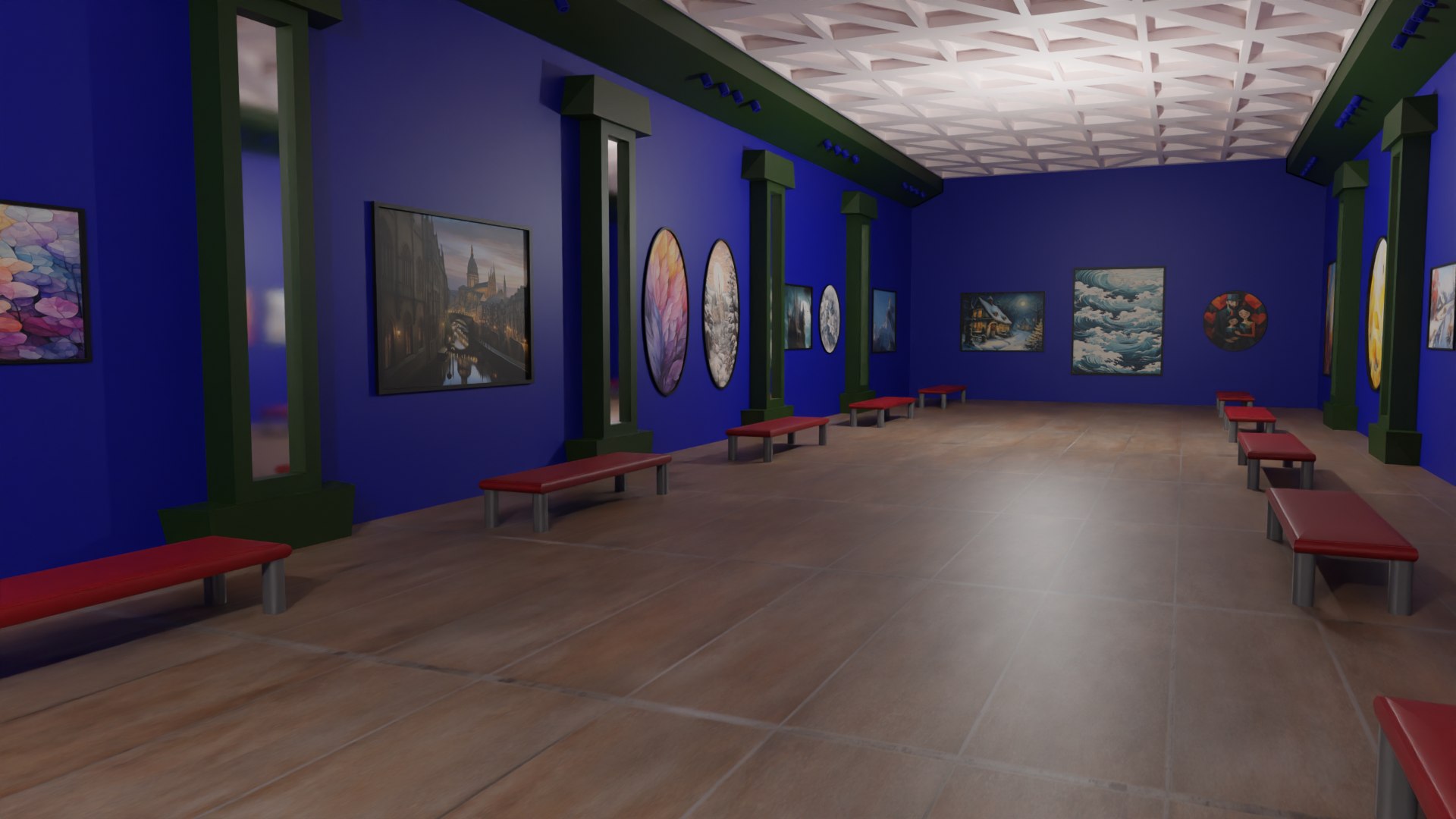 Picture of Art Gallery 3D Model - TurboSquid 2157929