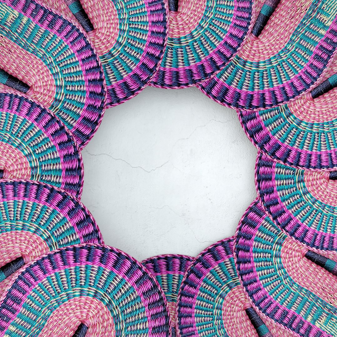 3D African Handwoven Fan 39 - TurboSquid 2130061