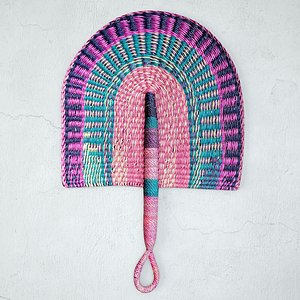 3D African Handwoven Fan 39
