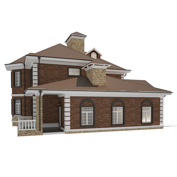 3d model house american