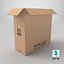 Caixa de papelão 50x20x50 aberta