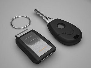car key alarm 3d model