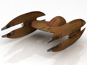star wars trade federation 3D model