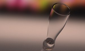 3d beer glass pilsner