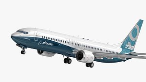 Boeing 737 MAX9 3D