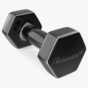 Hand Weight Dumbbell Vinyl Coated 3D model