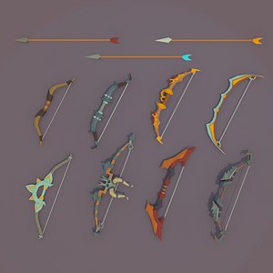 Low Poly Bow Pack