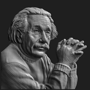 3D albert einstein