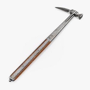 Medieval Military Hammer 3D Model