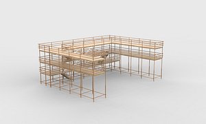 Scaffolding structure 4 3D model 3D