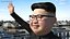 Cartone animato Kim Jong Un agitando la mano