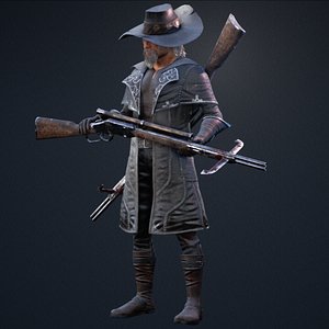 3D vampire hunter model