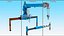 Mobile Crane with Operator Seat 3D model