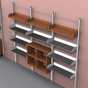 3d shelf units design