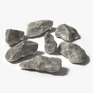 stone rock mineral 3D model