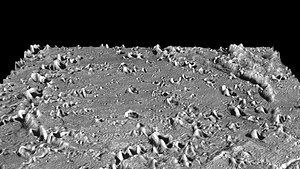 3D Stadius Lunar Crater model