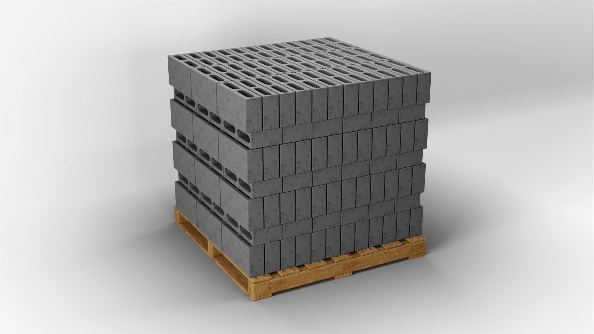 Wooden Pallet with Brick 1 3D 모델 - TurboSquid 2069317