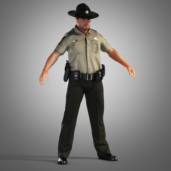 保安官 - 郡警察3Dモデル - TurboSquid 1014973