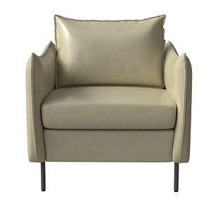 3D model Hulala home felix vegan leather armchair
