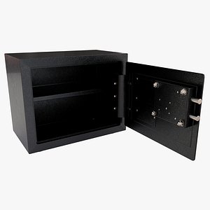 safe rigged 3D model