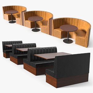 Modular Cafe Booth Seating Collection