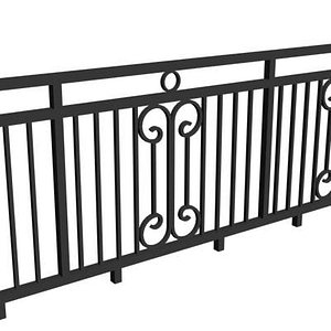 tuscan balustrade 3d model