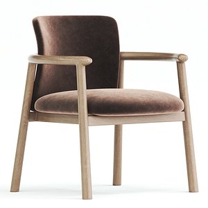 3D Chair Lord Very Wood model