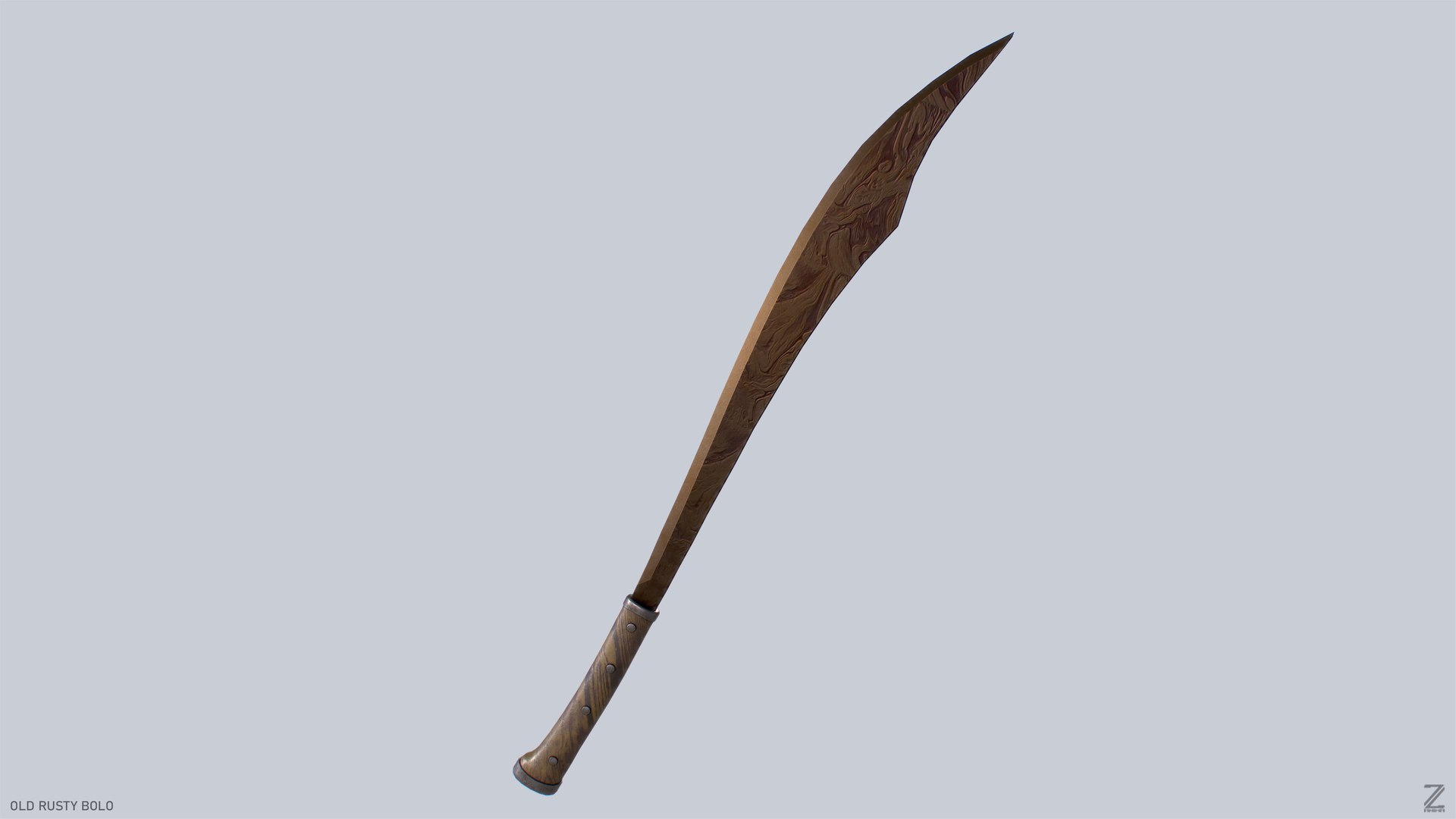3D Model Old Rusty Bolo - TurboSquid 2234797