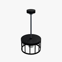 Caged Industrial Pendant - Standard fitting