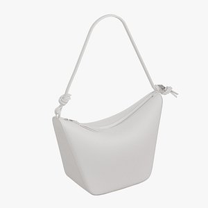 LOEWE Hammock Hobo bag Bottle Soft white 3D model