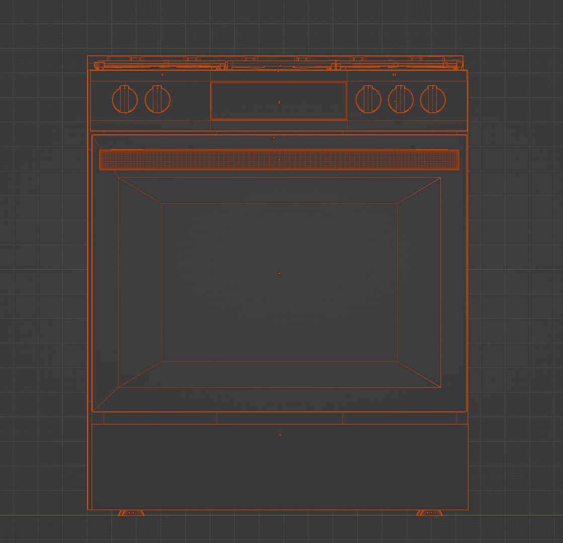 Range Oven 3D Model TurboSquid 2294268