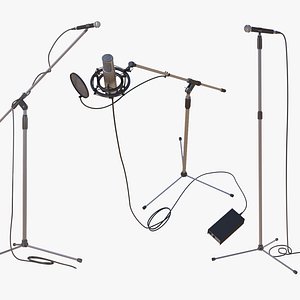 3D Microphones Collection 3 model