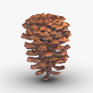 Pine Cone Low PoLy 3D model
