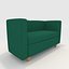 Sofa 2 Seater 5 3D model