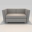 Sofa 2 Seater 5 3D model